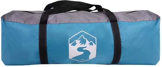 vidaXL - Tunneltent - 6-persoons - waterdicht - blauw van Vidaxl — afbeelding 2