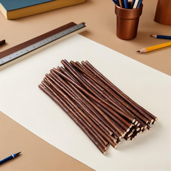 50 Stuks Decoratieve Houten Takken Houten Twijgdecoratie Natuurlijke Wilgentakken Lange Twijgen Natuurlijke Boomtakstokken — afbeelding 3