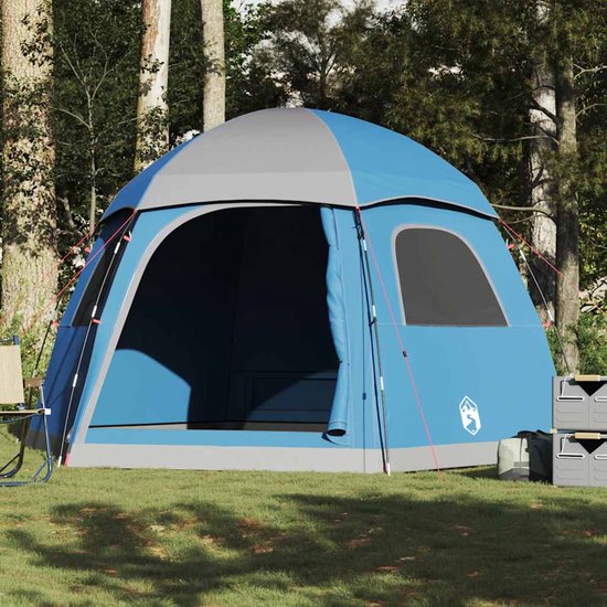 vidaXL - Familietent - iglo - 6-persoons - waterdicht - blauw van Vidaxl — afbeelding 2