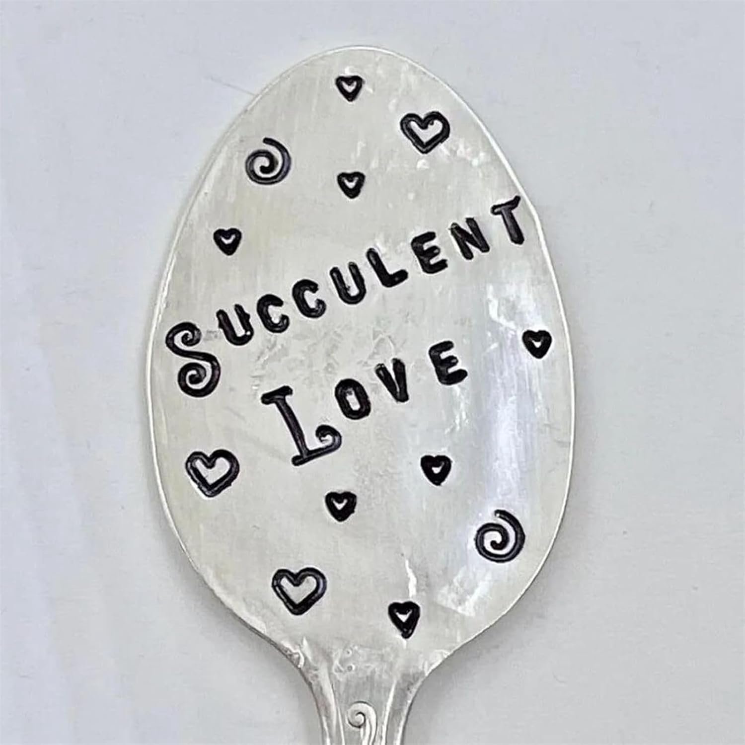 Tuin Marker Vriendschap Gift, Grappig Zilver Gestempeld Tuin Marker Lepels, Tuin Metalen DIY Decoratieve Teken, Plant Lover Tuin Decoratie G