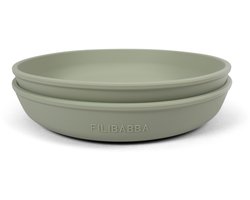 Filibabba FI-02270, Babybordje, Rond, Silicone, Groen, 190 mm, 190 mm
