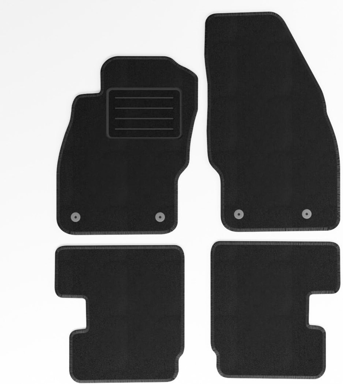 Mats4all Naaldvilt automatten passend voor Opel Adam 2013-2019 | Antislip | Met versterking | 4-delig | Automatten | Mattenset