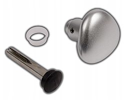 Locinox Aluminium Deurgreep Poort 8mm Pen - Zilver