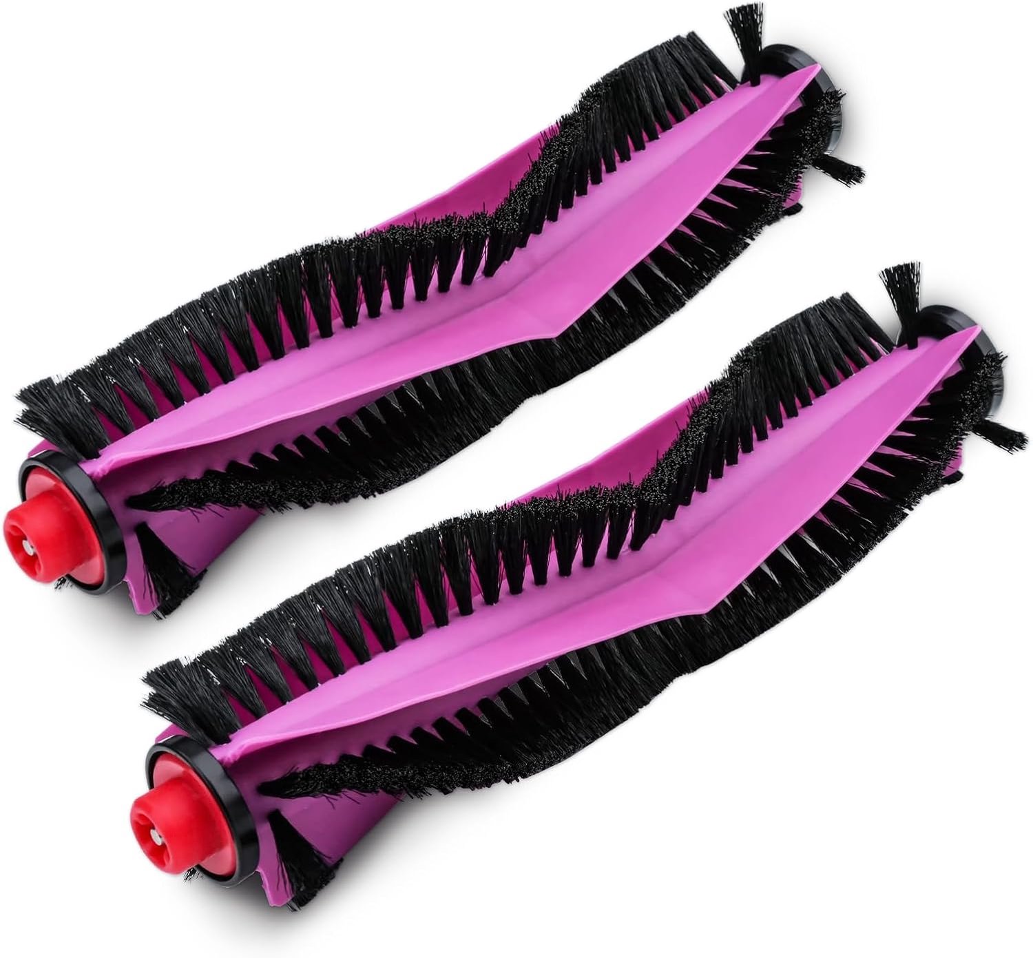 Vervangende hoofdborstels, compatibel met Eureka J15 Pro Ultra stofzuigerrobot, 2 stuks, paars, onderhoudsvrij