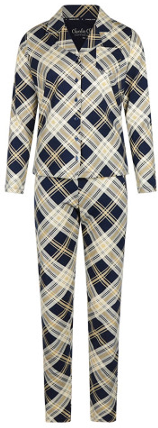 Charlie Choe Dames Pyjama Naval Academy Blauw