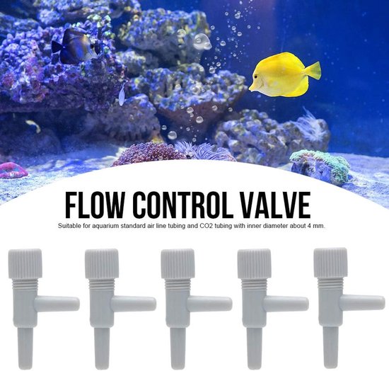 20 Stuks Aquarium Luchtventielen voor Vissentanks, 4mm Slang — afbeelding 3
