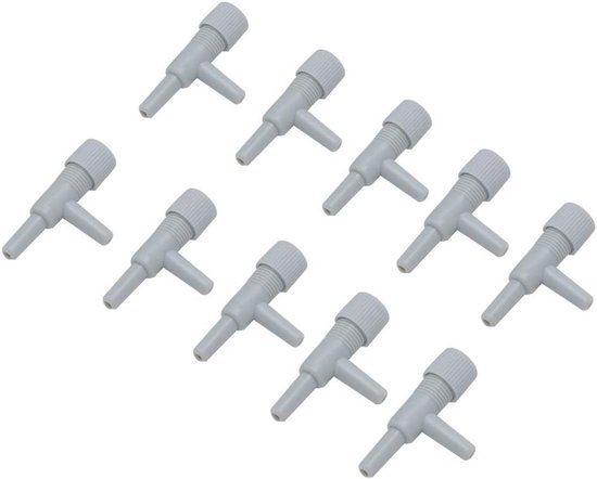20 Stuks Aquarium Luchtventielen voor Vissentanks, 4mm Slang — afbeelding 5