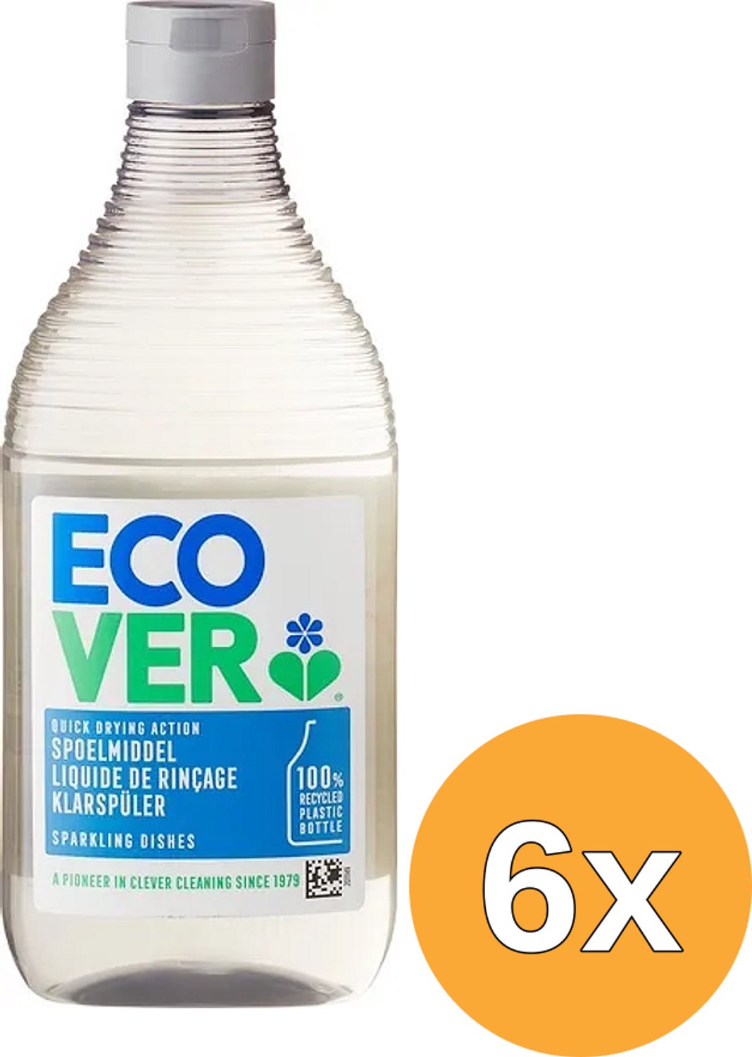 6x Ecover Spoelmiddel Vaatwas (450 ml)
