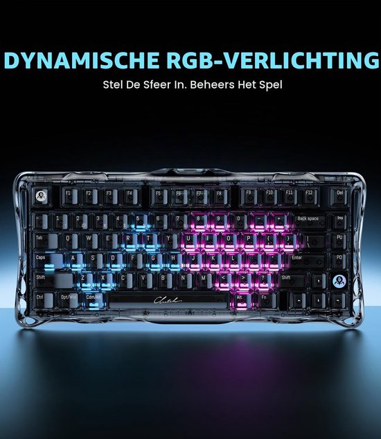 Gaming Toetsenbord met Hall Effect Technologie en 8K Rapid Trigger voor Snelle Acties — afbeelding 4