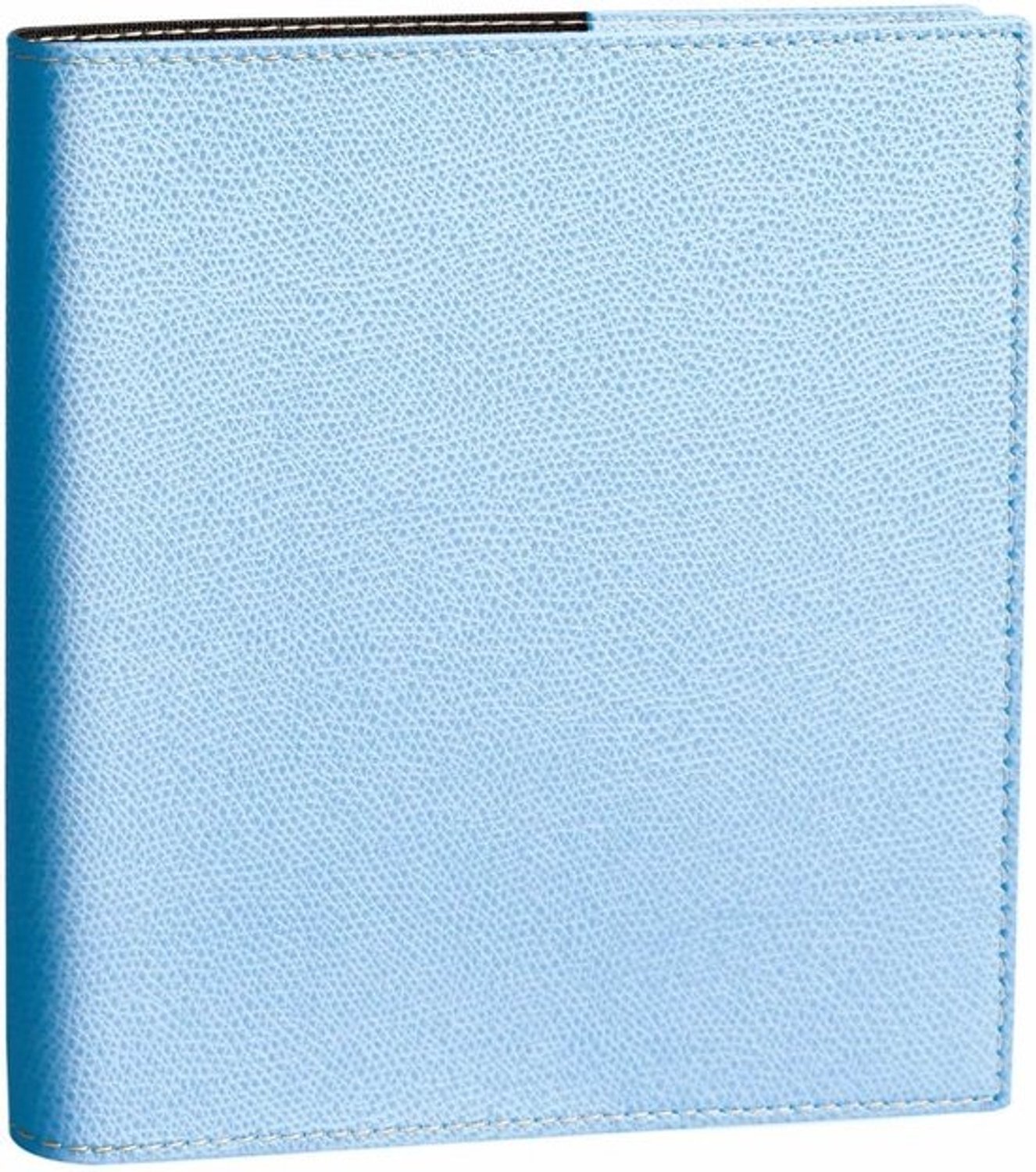 Weekplanner 2025 - Vierkant blauw - 16x16 cm - 13 maanden - Franse agenda - Wit papier