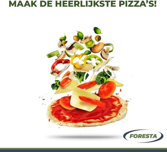 Foresta pizzaoven 6 personen - mini pizza maker - terracotta koepel - pizza oven - tafelmodel - incl 6 spatels ook geschikt voor pizzarette — afbeelding 3