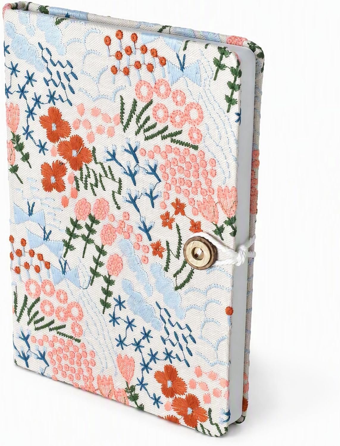 A5 Journal Book Bloemen stoffen omslag, gevoerd notitieboek van 98 g dik papier, 112 pagina's, gepersonaliseerd - ShopVlot