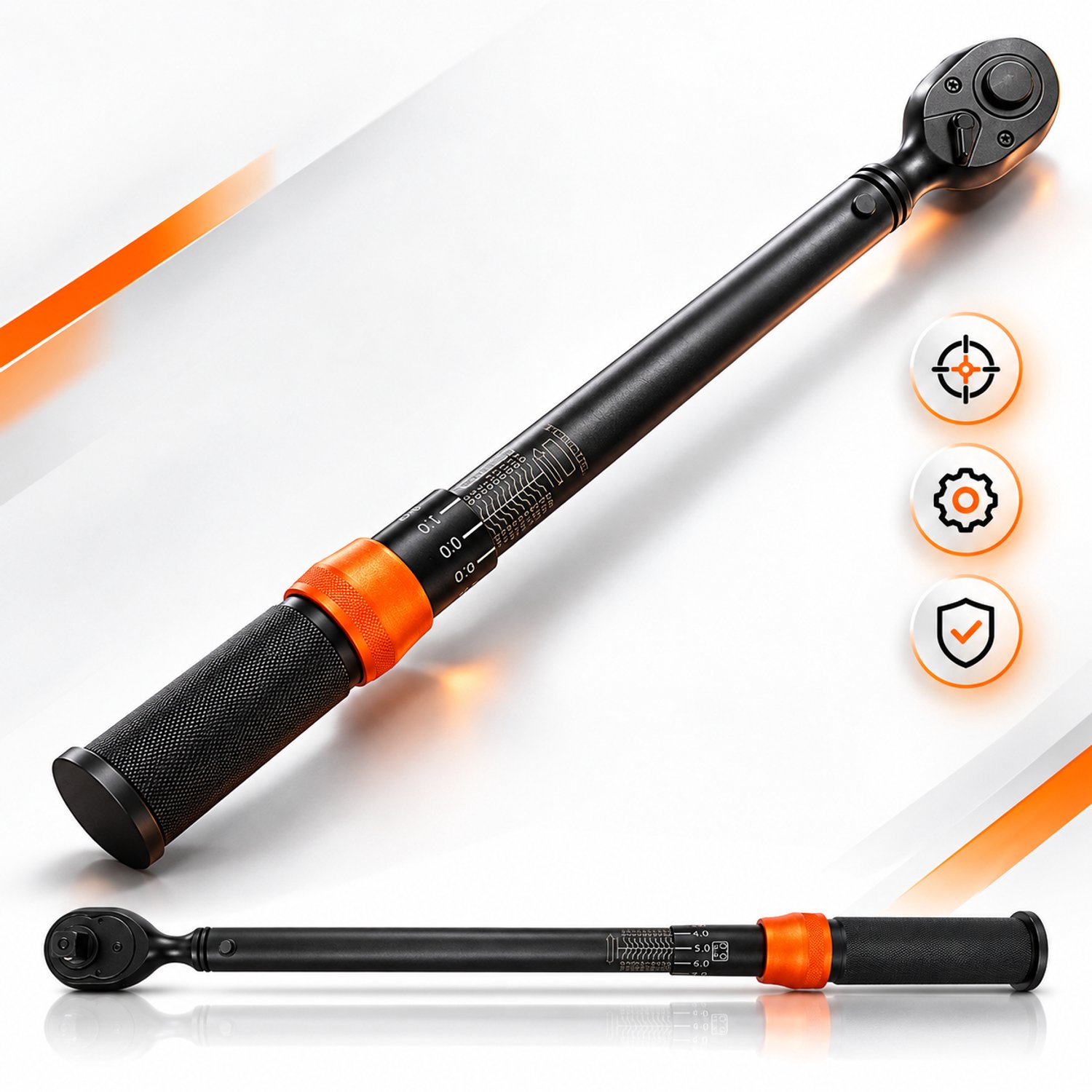BOXER® Momentsleutel 1/2 inch - 20-210 Nm - 72 Tanden - Nm & ft.lb Schaal - 52 cm - Voor Auto en Werkplaats