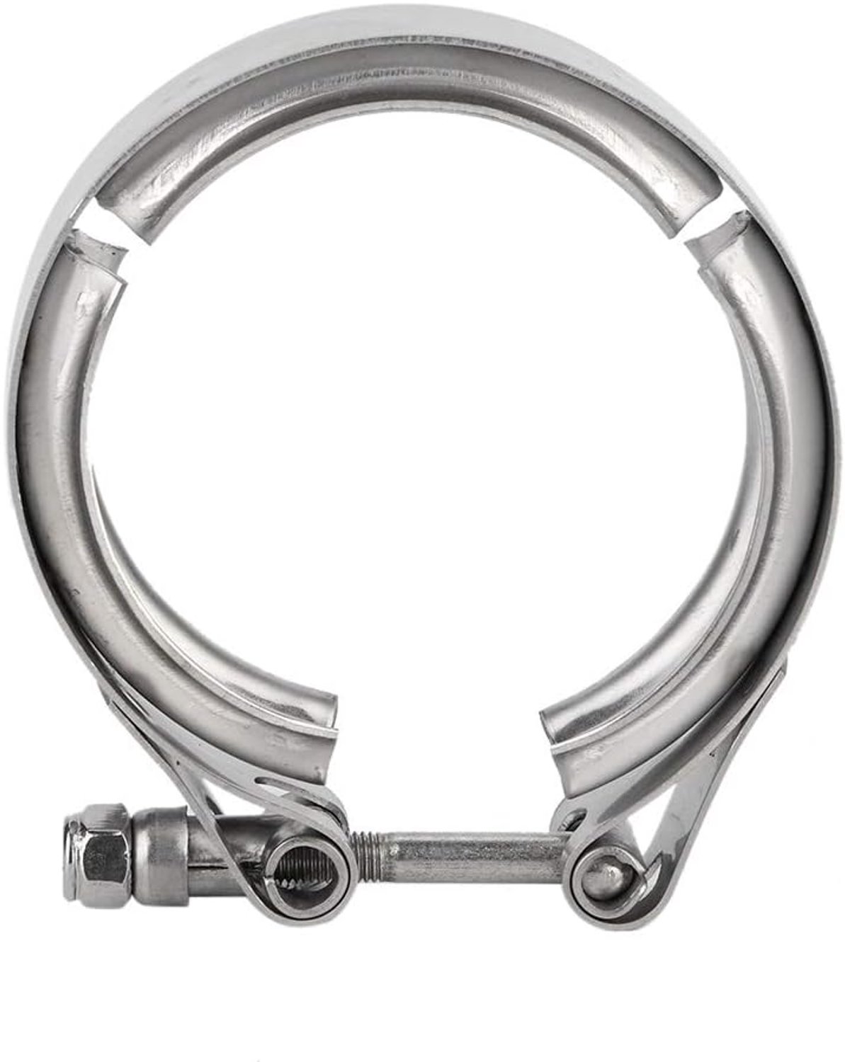 Auto turbo downpipe uitlaatklem 2.5 inch - roestvrij staal - V-band - geschikt voor turbines en uitlaten - m-winkel