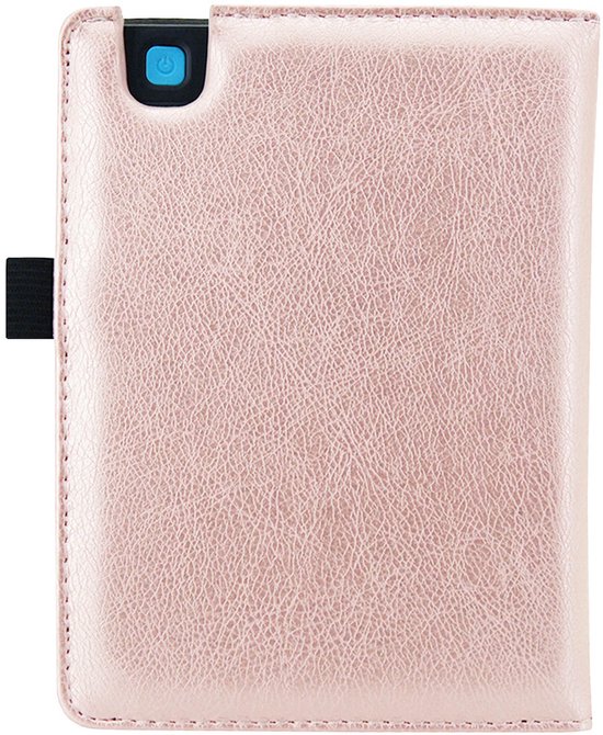 imoshion E-reader Hoesje - Geschikt voor Kobo Aura Edition 2 - Luxe Effen Bookcase - Roze van iMoshion — afbeelding 5