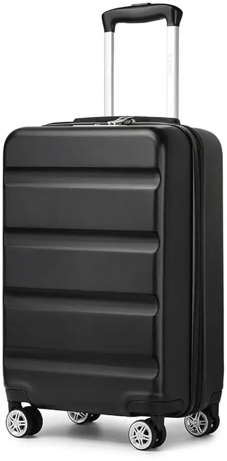 Tremeo Trolley Handbagage Koffer - Reiskoffer - 55x35x22cm - Hard - Zwart - Met TSA-Cijferslot - 360° Spinnerwielen - Lichtgewicht