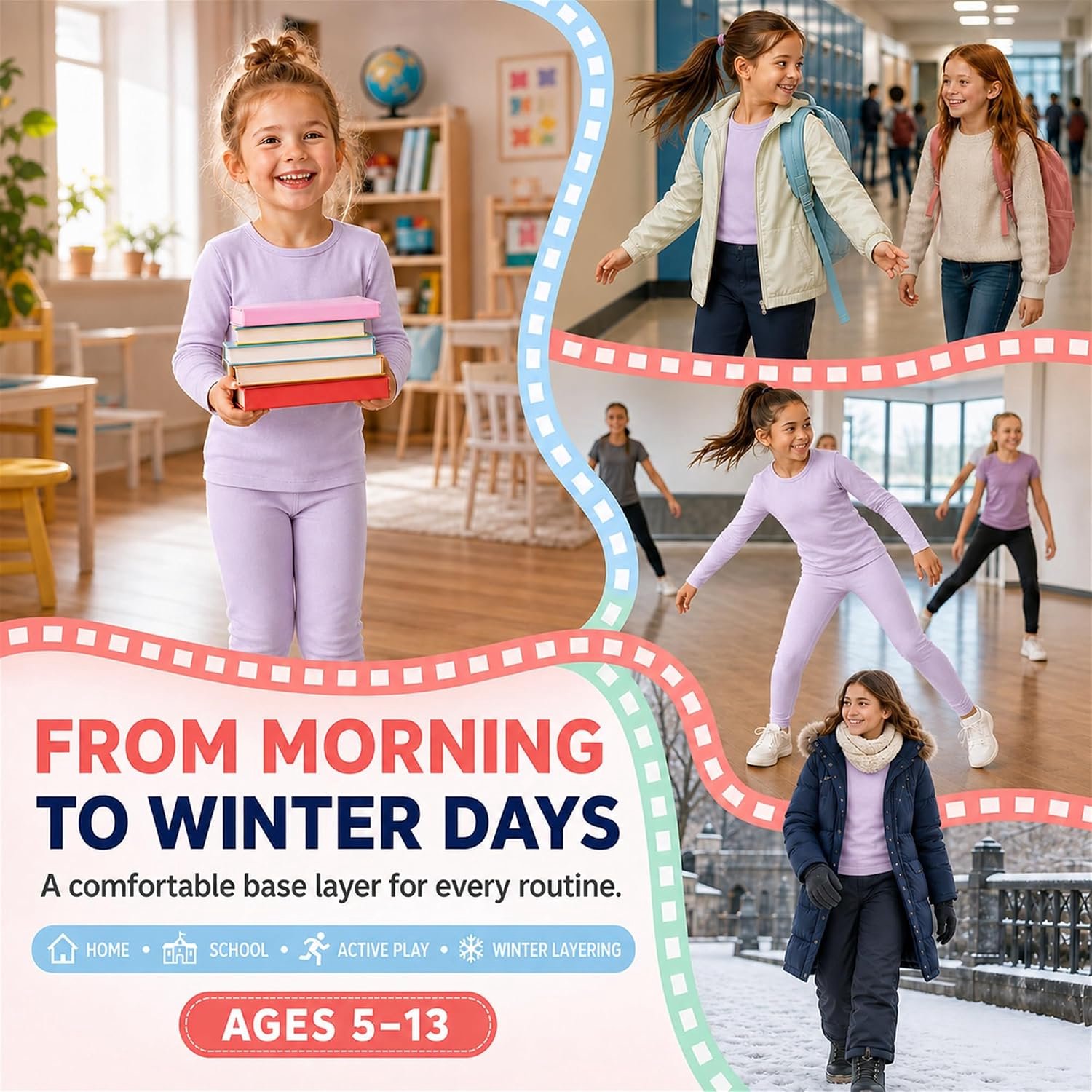 Set voor kinderen, maat 110-158