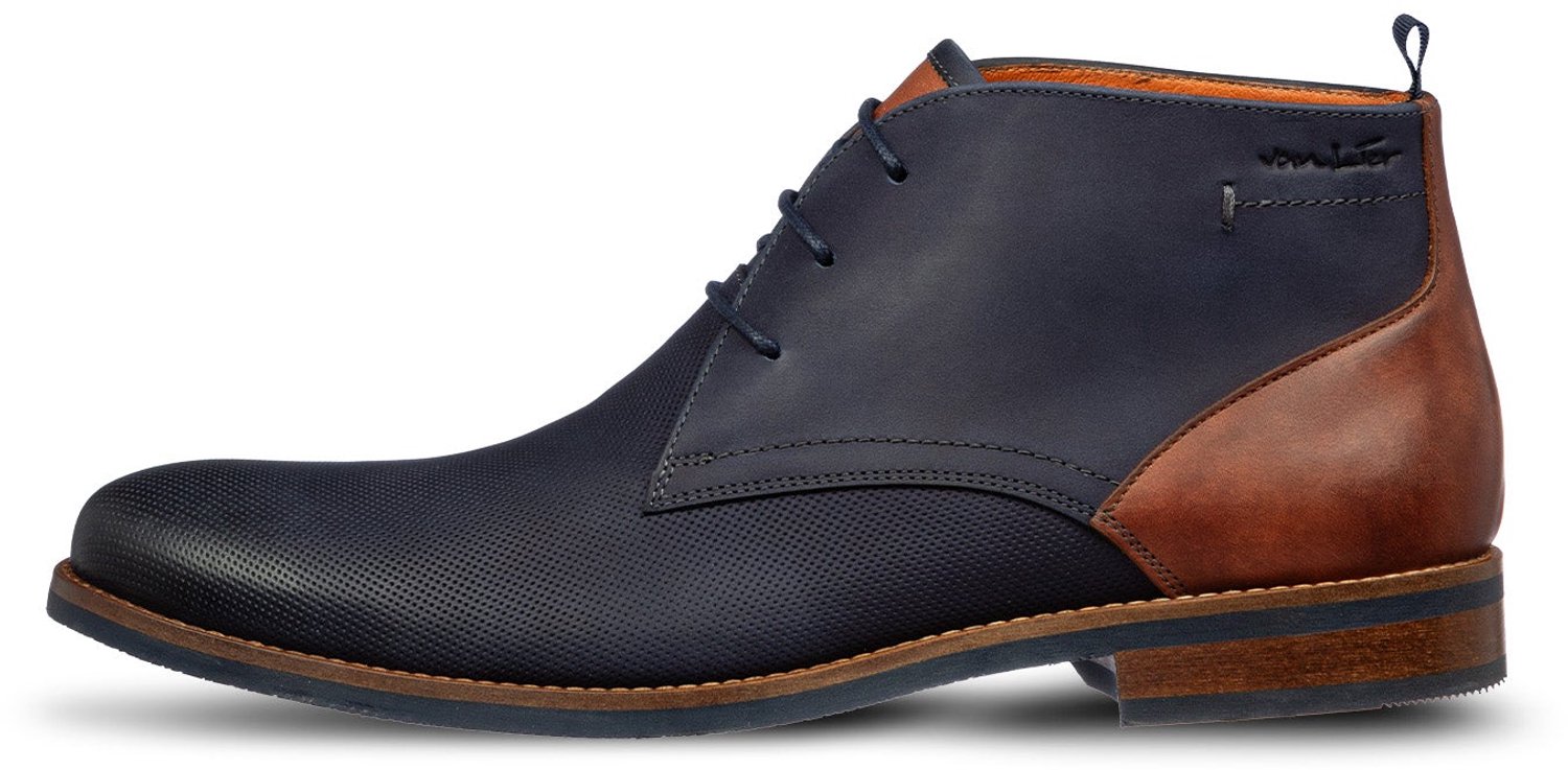 VANLIER - Heren Schoenen Sabinus - Blauw - Maat 45