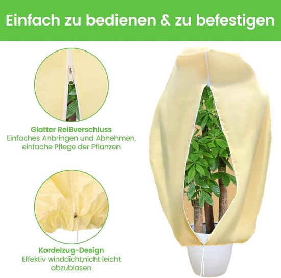 Winterbescherming voor planten, 200 x 240 cm — afbeelding 3