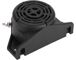 Back-upalarm - zwart - waterdicht ABS - luid waarschuwingsgeluid voor vrachtwagen en auto - Vemera