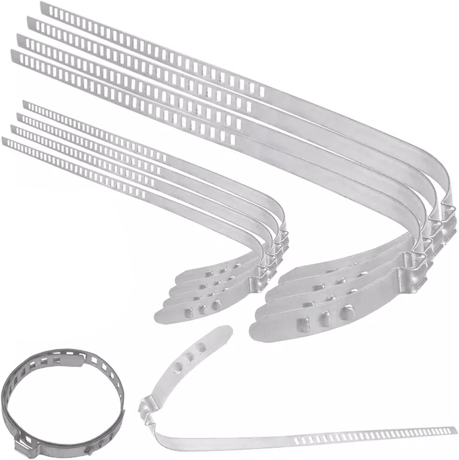 asmanchetten klemmen 28-124 mm - groot 4x klein 4x - universeel - stevige bevestiging - ServiceTopper