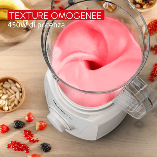 Moulinex Blendforce Essential LM410B 1,85 l Sportblender 450 W Grijs van Moulinex — afbeelding 2