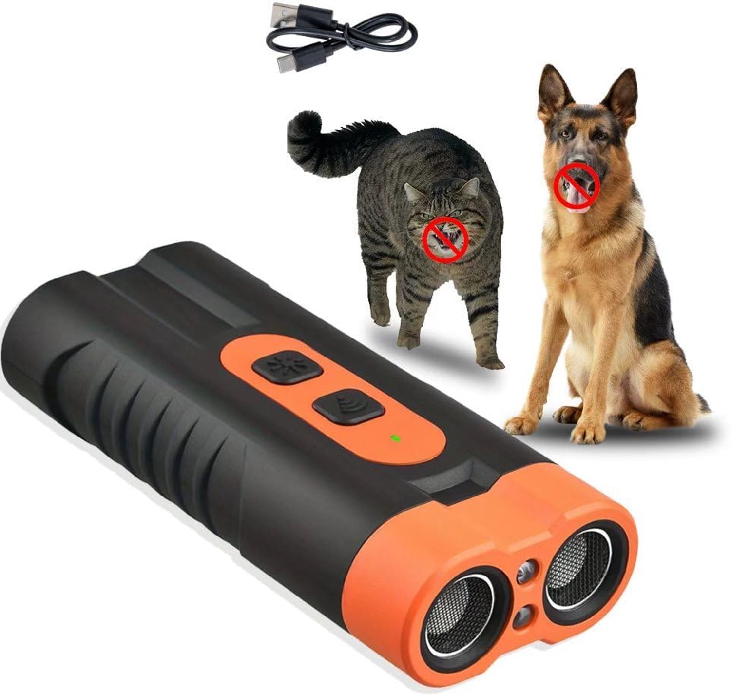 Apparaat tegen blaffen, voor honden