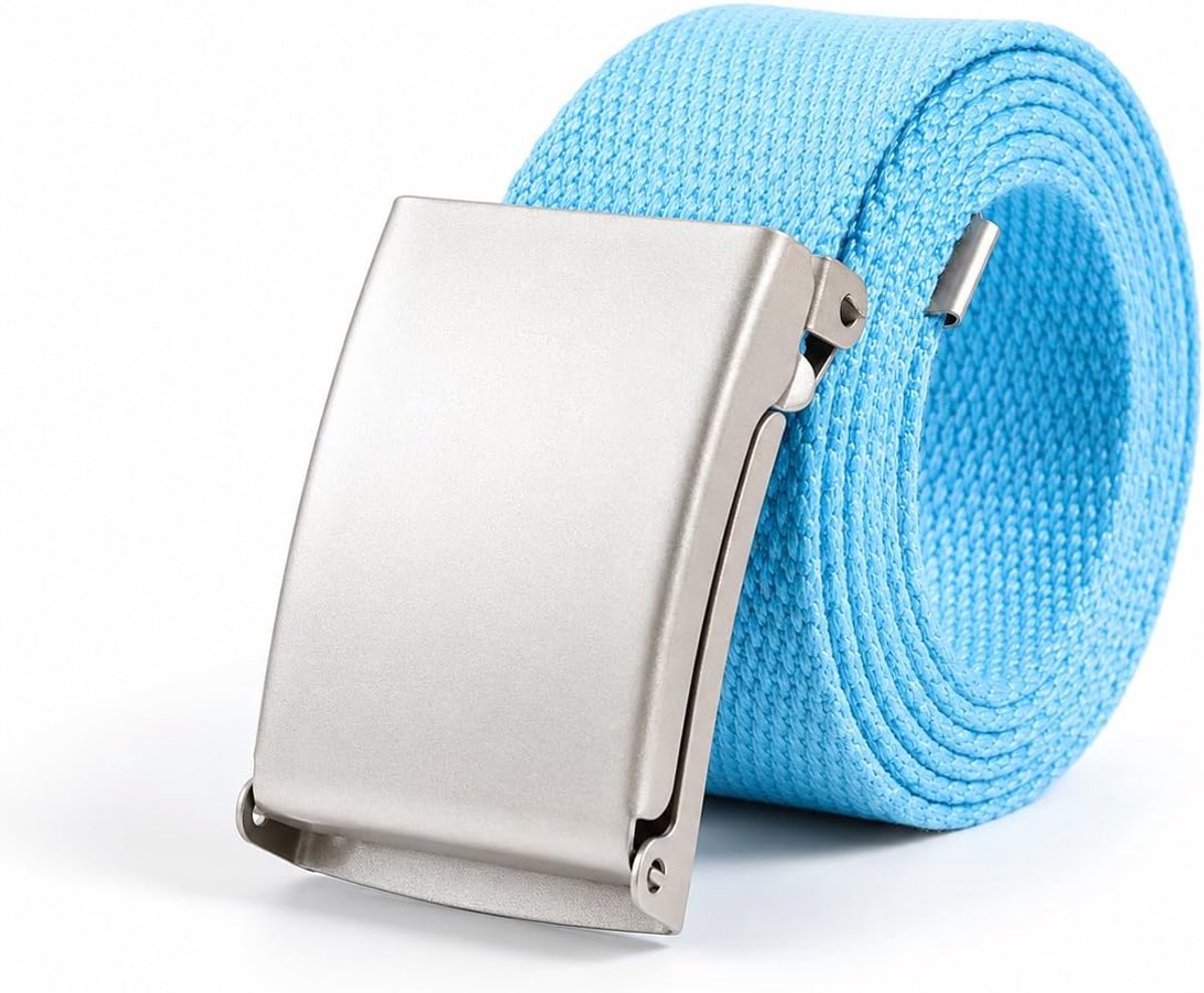 Belt voor mannen en vrouwen - 130 cm lang - canvas stof - zonder gaten, perfect voor werk - ShopVlot