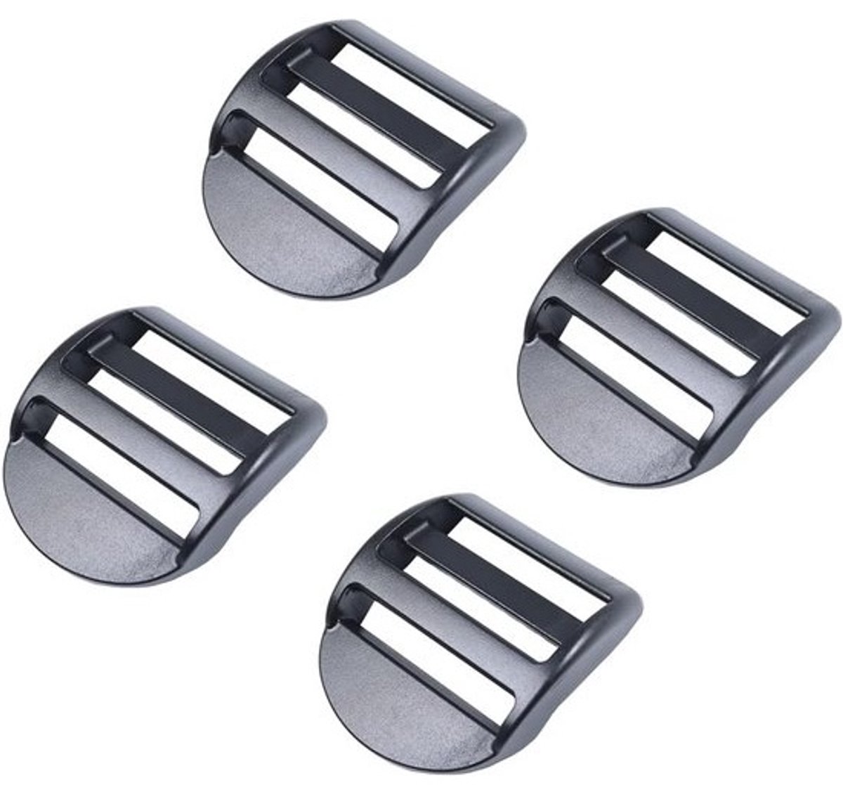 Verstelbare kunststof ladderslot-schuifregelaar voor rugzakken en riemen - Diverse maten 20mm, 25mm, 32mm, 38mm, 50mm