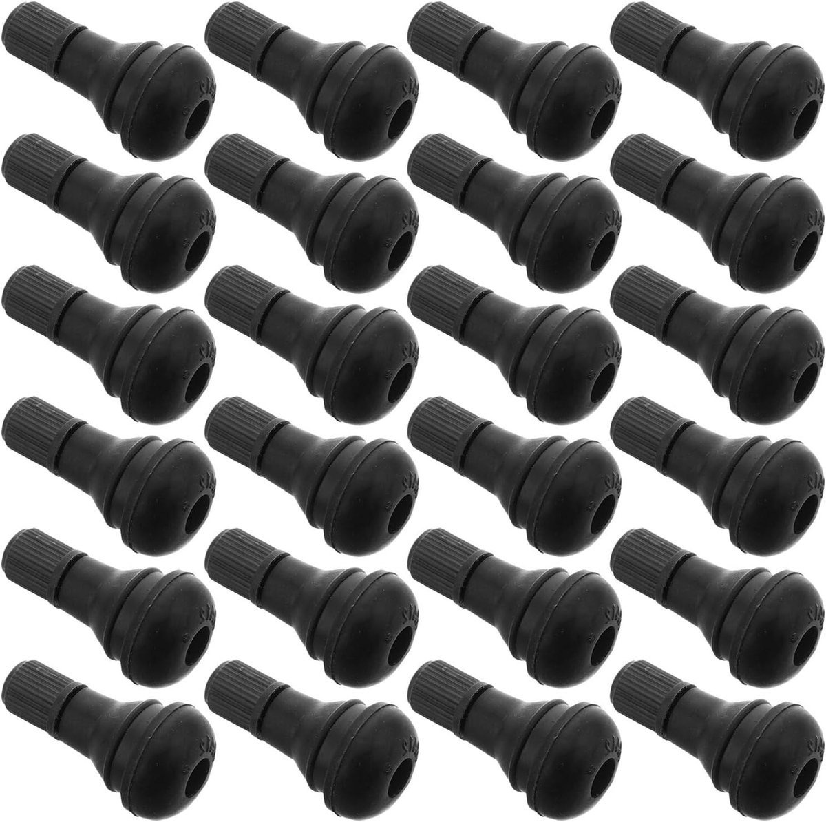 100 Stuks Rubberen Ventielstelen voor Autobanden Hittebestendig Snap Ventiel voor Motorfiets Auto Universele Tubeless Bandventielen voor Veilige Eenvoudige Vervanging