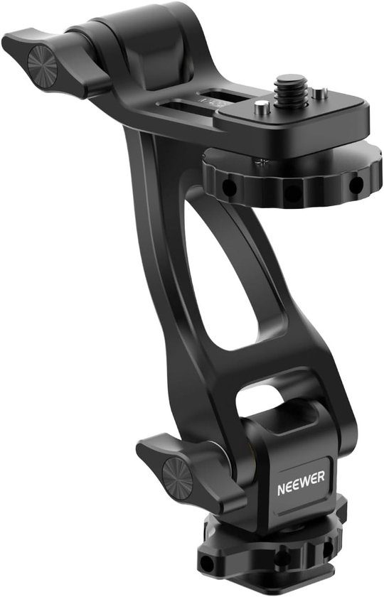 Monitor Steun Adapter voor 5 Inch Field Monitor, 2 Assen, 360° Rotatie en 180° Kanteling, Camera Accessoires voor Fotografie en Videoproductie — afbeelding 5