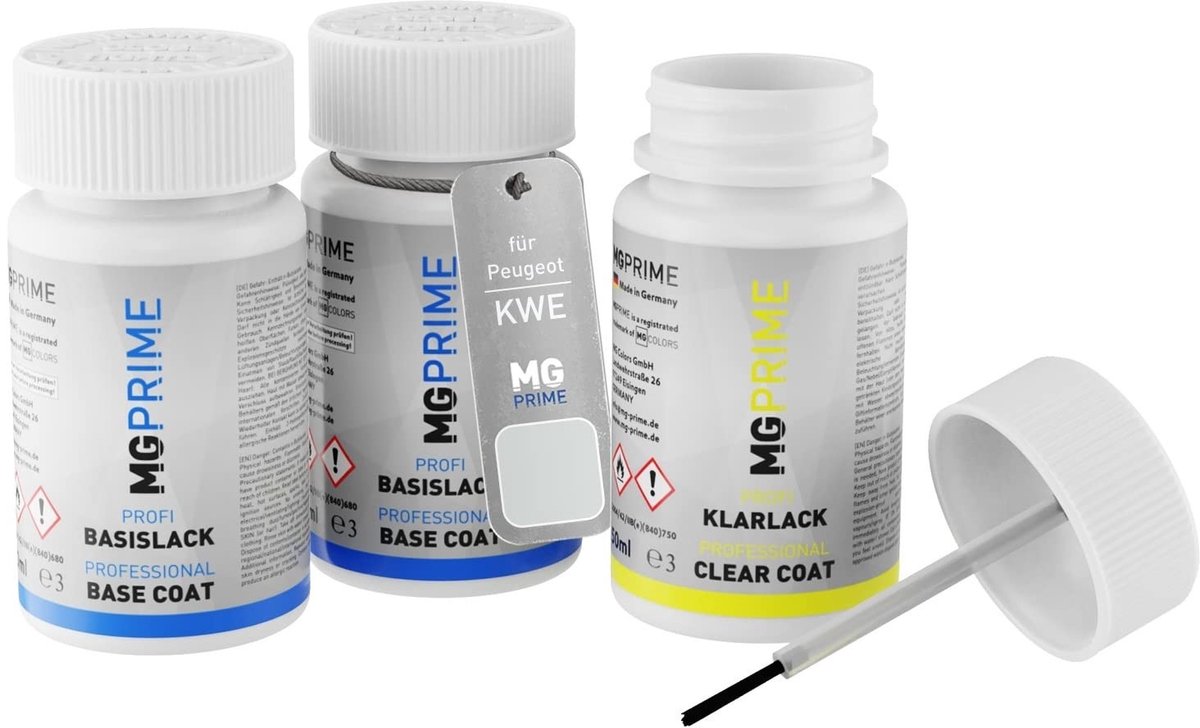 Verfpen voor Peugeot KWE Blanc Nacre/Pearl White