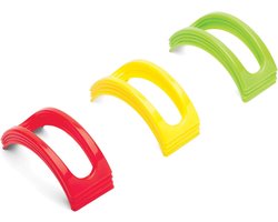 Taco Houder - 12 Stuks - Tacohouder - Tortilla Houder - Taco Standaard - Tortilla Standaard - Stapelbaar - Serveerschalen - Kookgerei - Voor thuis, in restaurants, feest - kunststof - 11.5*4.6cm