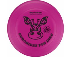 Kinderfrisbee Eurodisc Kidzz Giraffe 100 gr Pink ED0100PKGF Roze 23 cm