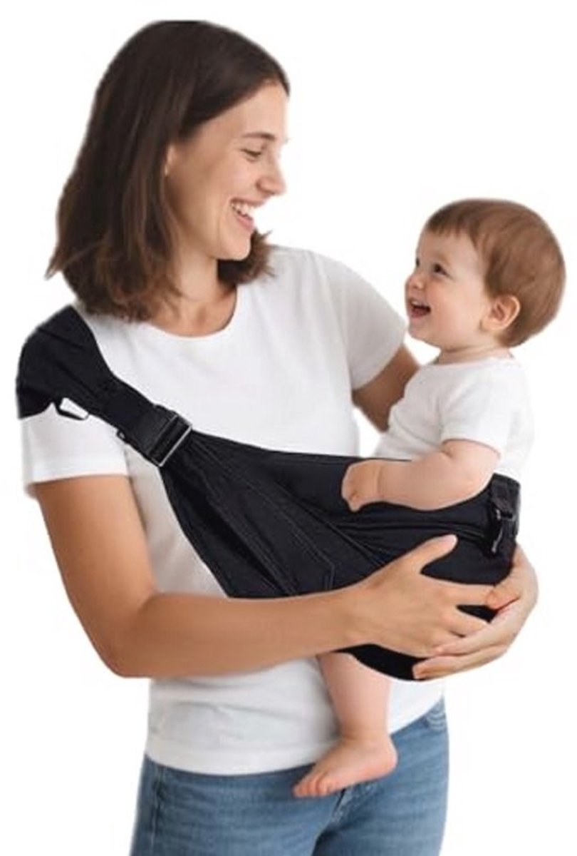 Verstelbare baby-slingdraagzak tot peuter - Veilig en antislip