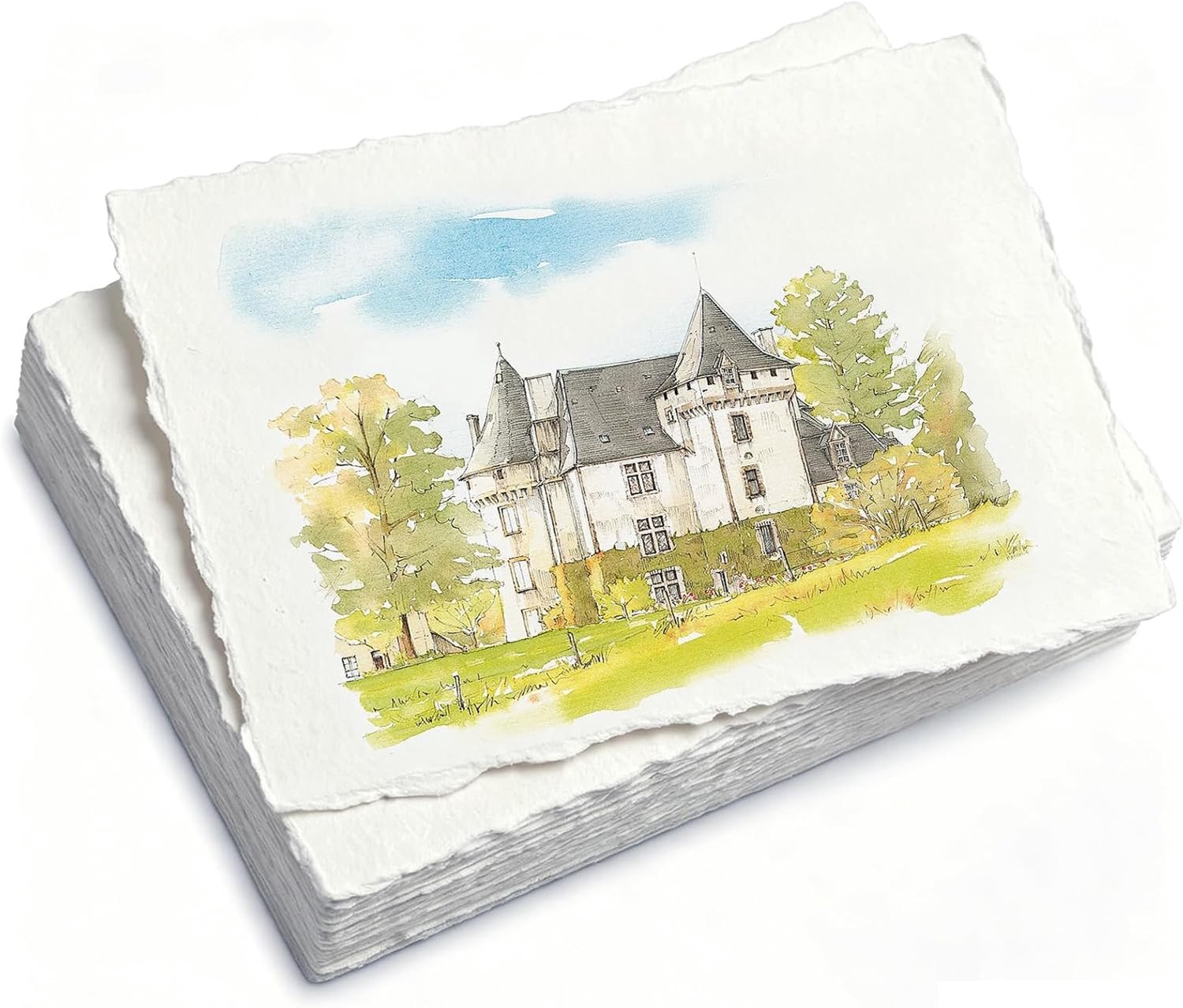 25 vellen papier; de afmetingen bedragen 10,2 × 15,2 cm (A6)