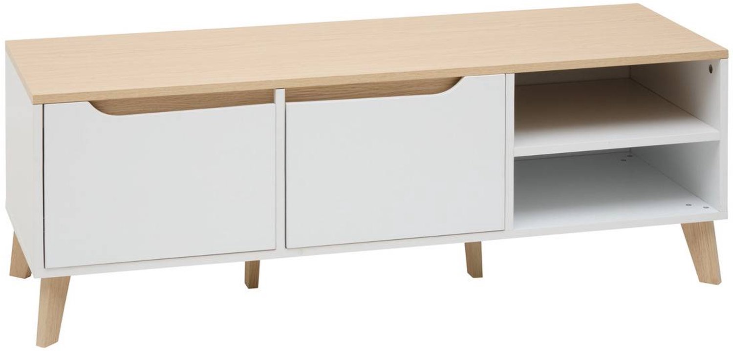 5 Five Simply Smart Rechthoekig tv-meubel Luma 40 x 120 cm, wit Blanc