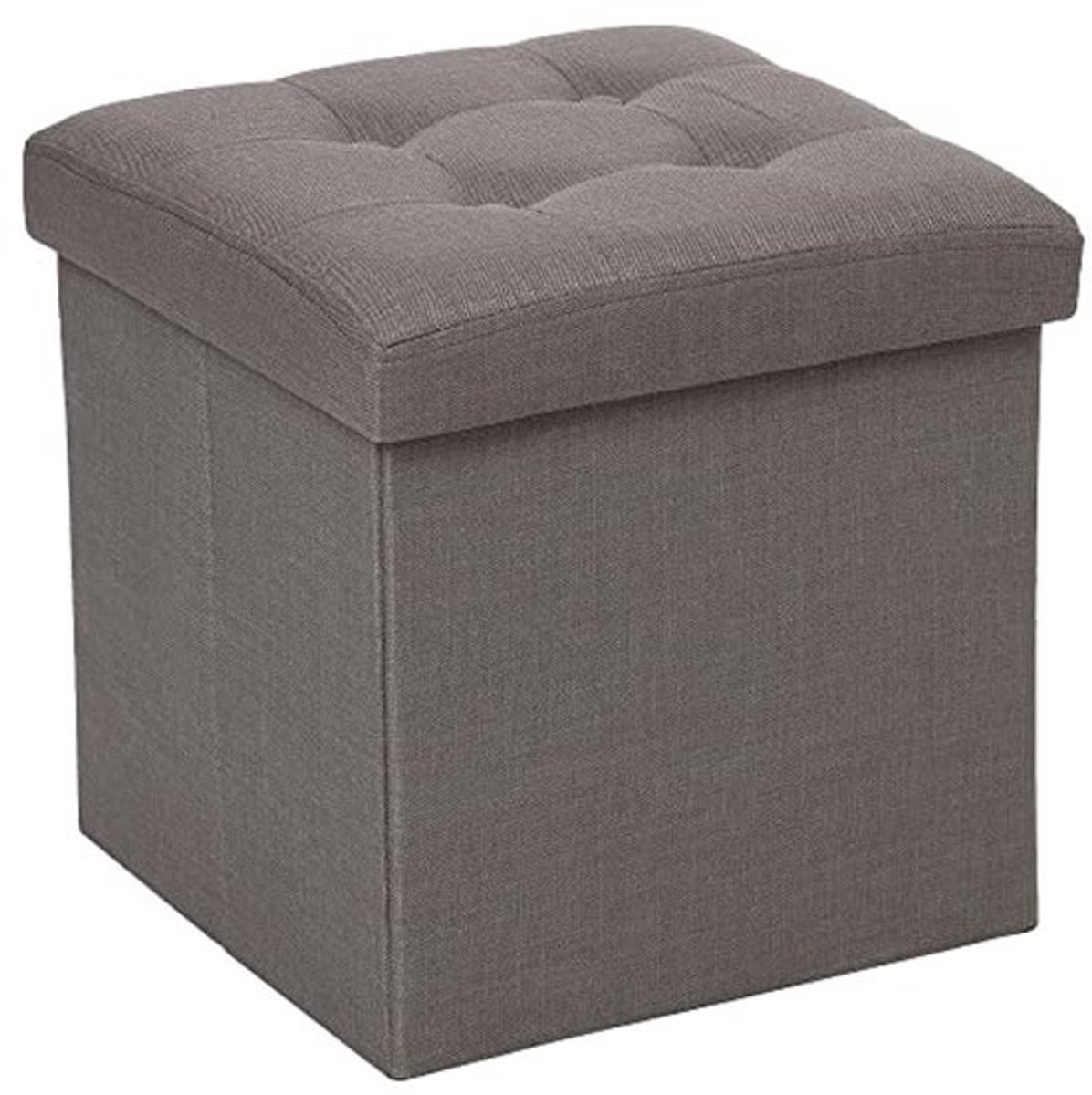 Zitzak en opbergdoos 2-in-1 - grijs/taupe