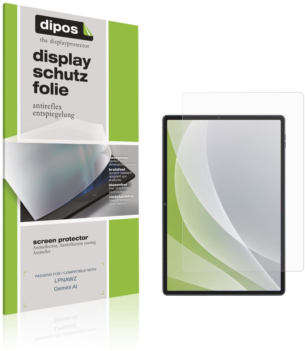 dipos – 2x Matte Beschermfolie geschikt voor LPNAWZ Gemini AI | Krasbestendige & antireflecterende Screenprotector Ultra-Thin