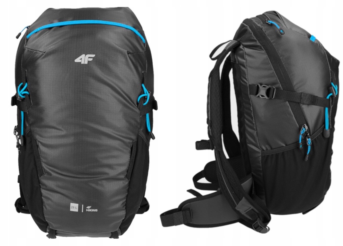 4F Trekking Rugzak 40L Zwart - Waterafstotend & Comfortabel