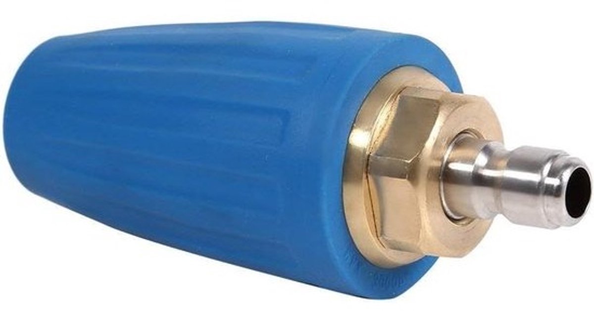 Roterende sprayturbonozzle voor hogedrukreiniger - 3000 PSI - snelle aansluiting - reinigingsaccessoire - maat 3 - krachtige reiniging - duurzaam materiaal