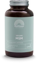 Mattisson - MSM 800 mg - Methyl Sulfonyl Methaan - MSM Tabletten - Zwavel Voedingssupplement voor Bindweefsel & Kraakbeen - 180 MSM Capsules