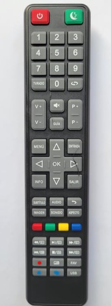 Vervangende Afstandsbediening voor TD SYSTEMS Televisies