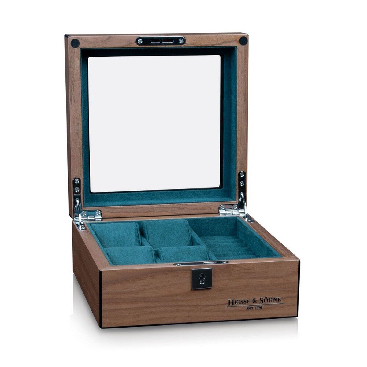 Heisse & Söhne - 70019-180 - Horloge doosje - Borneaux 4+ Wallnuss