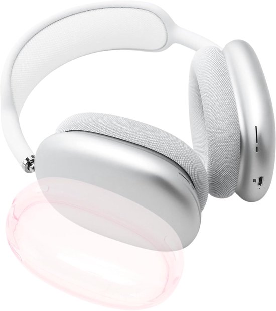 Beschermhoes voor koptelefoon Max Silicone Roze 1 Set — afbeelding 2