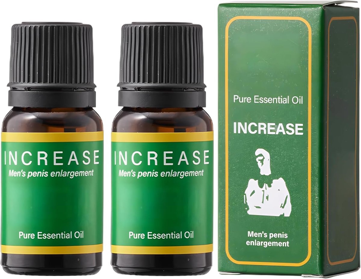 2-Pack Mannen Energie Massage Olie, Versterkende en Verfrissende Intieme Verzorging, Stimulerende Formule voor een Verbeterd Welzijn, Dagelijks Gebruik