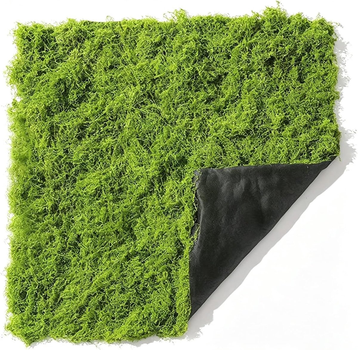 Kunstmos 100 x 100 cm kunstmos om te versieren lichtgroen nep decoratief