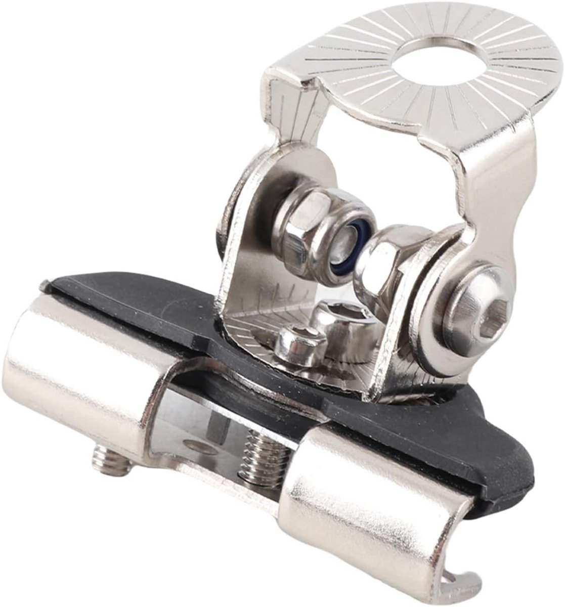 Antenne Mount Antenne Mount Base Clip Roestvrij Staal Zilver Roestvrij Staal Auto Mobiele Radio Antenne Mount Base Clip Kofferdeksel Hatchback Beugel
