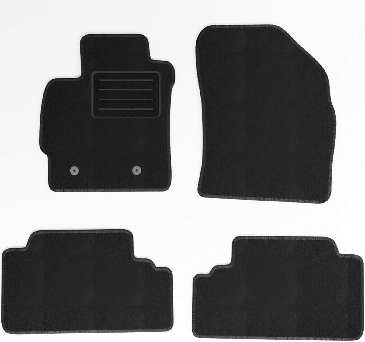 Naaldvilt automatten passend voor Toyota Auris 2007-2012 | Antislip | Met versterking | 4-delig | Automatten | Mattenset
