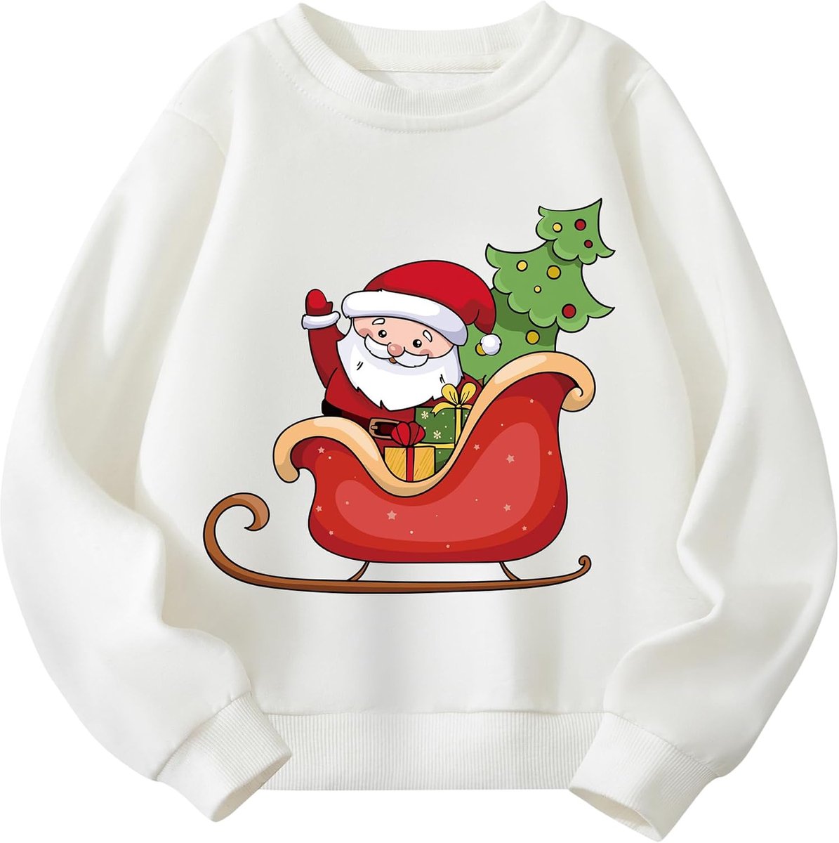Sweatshirt Jongens en Meisjes Christmas Sweater Kids Katoen Kerst Kleding voor Kinderen Leeftijd 2-7 Jaar